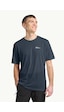 Jack Wolfskin Vonnan S S T M Erkek T-shirt-29779 Koyu Gri