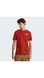 The North Face M Vertical Regular Short Sleeve Tee-grap Erkek T-shirt-32611 Kiremit