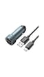 Hoco Z49 Çift Usb Giriş Araç Şarj Başlığı +usb To Type-c Kablolu