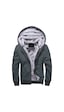 Madmext Madmext İçi Kürklü Füme Hırka 22377-füme Füme