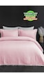 Evlen Home Collection Ponponlu Çift Kişilik %100 Pamuk Yatak Örtüsü Pike Takımı Pudra