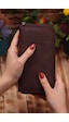 Özka Leather Crazy Kahverengi Telefon Bölmeli Unisex Deri Uzun Kartlık Cüzdan Portföy Siyah