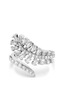 Swarovski 5757837 Yüzük Vıenna:rıng Feather Whı/rhs 55 Metalik Ayarlanabilir