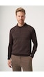 İmza Kahverengi Polo Yaka Uzun Kol Örme Comfort Fit Pamuklu Triko Kazak 1012265156 K.kahve-s.kahve