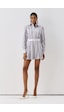Sagaza Studio Ss6164 Mini Elbise Gri