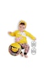 Denokids Leopar Kız Bebek T-shirt Tayt-Pantolon Takım Çok Renkli