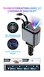 66w PRO CW1 Led Işık Tavan Aydınlatmalı 4ın1 Çift Kablolu Hızlı Şarj 3.4a Araç İçi Çakmaklık Şarj Aleti 66w Sliver 66w PRO CW1 Led Işık Tavan Aydınlatmalı 4ın1 Çift Kablolu Hızlı Şarj 3.4a Araç İçi Çakmaklık Şarj Aleti 66w Sliver