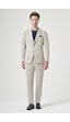 İmza Bej Mono Yaka 6 Drop Slim Fit Esnek Beli Lastikli Takım Elbise 1001260165
