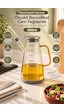 Porsima Yh009-d02 Metal Kapaklı Vakumlu Ölçekli Borosilikat Cam Yağdanlık - Sızdırmaz Yağlık Sirkelik 800ml Diğer Porsima Yh009-d02 Metal Kapaklı Vakumlu Ölçekli Borosilikat Cam Yağdanlık - Sızdırmaz Yağlık Sirkelik 800ml Diğer