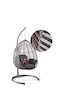 Capri Swing Gümbet Tekli Rattan Bahçe Salıncağı Balkon Salıncağı 001