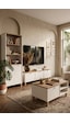 Robin Home Alaska Tv Ünitesi Orta Sehpa Kitaplık Ahşap Ayaklı 3'lü Set Ahşap-beyaz Robin Home Alaska Tv Ünitesi Orta Sehpa Kitaplık Ahşap Ayaklı 3'lü Set Ahşap-beyaz