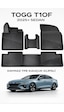 Togg T10f 2025+ Sedan 3d Oto Paspas Tam Uyum Siyah
