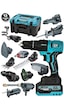 Assur ASR1091-02-1 21V Kömürsüz Şarjlı Muhteşem 13 Başlıklı Set Mavi