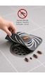 Gri Süzgeçli Silikon Lavabo Gider Kapağı Koku Önleyici Banyo Mutfak 15 cm