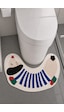 Chiliai Home 40x70 cm Dijital Kaymaz Yıkanabilir Banyo Paspası, Aspon