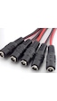 Güvenlik Kamerası 12V Dc Dişi Kablolu Power Jack 10 Adet
