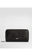 Dolce & Gabbana Zip-around Calfskin Wallet Siyah