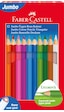 Faber-Castell Jumbo Üçgen Boya Kalemi, 12 Renk, Ergonomik Gövde, Beyaz Renk İçerir, Kalın Uçlu Faber-Castell Jumbo Üçgen Boya Kalemi, 12 Renk, Ergonomik Gövde, Beyaz Renk İçerir, Kalın Uçlu