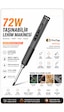 Protap Ts02 Lite 72w Taşınabilir Lehim Makinesi 300-400 C Pıd Isı Kontrollü Type-c Giriş 6 Saniyede Isınma