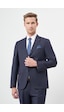 İmza Lacivert Düz Gabardin Mono Yaka Tam Astar Çift Yırtmaç 2 Düğme 6 Drop Comfort Fit Classic Takım Elbise 1001245171 Lacivert