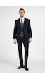 İmza Lacivert Mono Yaka Kazayağı Desen 6 Drop Slim Fit Takım Elbise 1001255173 Lacivert