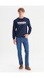 Texas Pamuklu Straight Fit Cepli Esnek Jean Kot Denim Pantolon Wrangler Mavi