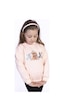 Toontoy Kız Çocuk Baskılı Sweatshirt Somon