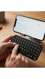 Cep Boyutu Kablosuz Bluetooth Klavye Telefon Ve Tablet Uyumlu Siyah