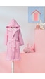 Özdilek Girl Unicorn Kapüşonlu Kadife Çocuk Bornozu 13/14 Yaş Pembe