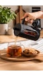 Porsima Smartpan Bv093 French Press Paslanmaz Çelik Süzgeçli Cam Bitki Çayı Demliği Kahve Presi - 600 Ml Siyah