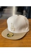 La Lakers Beyaz Bej Hiphop Snapback Rapper Basket Cap Şapka