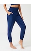 Los Ojos Lacivert Beli Lastikli Şalvar Görünümlü Harem Pantolon Yoga Joggers Lacivert Lacivert