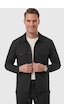 Deep Sea Deepsea Siyah Slim Fit Gofre Dokulu Yazlık Spor Takım Elbise Yarım Astarlı Likralı 2 Li Kombin 2604007
