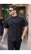 Madmext Siyah Oversize Bisiklet Yaka Tişört 7009-siyah Siyah Madmext Siyah Oversize Bisiklet Yaka Tişört 7009-siyah Siyah