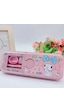 Kawaii Sanrio My Melody Metal Kalem Kutusu Kırtasiye Seti Cinnamoroll Kuromi Kalemlik Hediye Seti Pembe