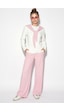 Shade Kadın Şal Detaylı Uzun Kollu Basic T-shirt Beli Lastikli Bol Pantolon Alt-üst Modal Takım 4126 60286249 - Pembe