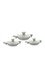 Oms 3004.01 Gri Sahan Seti 18-20-22 CM