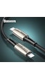 Baseus Waterdrop Type-C To Apple iPhone Uyumlu Pd18W Hızlı Şarj Kablosu 1.3M (119548806)-Siyah,Gri