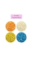 Kesme Cam Boncuk 2mm - 4 Renk - Toplam 80 Gram - Bnc443
