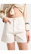 it's basic Kadın Raw Diana 7s6-69 Mom Fit Midi Boy Denim Şort