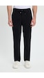 Tudors Erkek Slim Fit Dar Kesim Beli Lastikli Bağcık Detaylı Siyah Pantolon-41665 Siyah