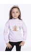 Toontoy Kız Çocuk Baskılı Sweatshirt Açık Lila