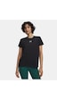 Under Armour Rival Core Short Sleeve Kadın T-shirt-31804 Siyah