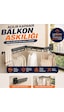 Alüminyum Balkon Çamaşır Askılığı Katlanabilir, Yer Kaplamaz Paslanmaz Çamaşır Kurutmalığı Gri Alüminyum Balkon Çamaşır Askılığı Katlanabilir, Yer Kaplamaz Paslanmaz Çamaşır Kurutmalığı Gri
