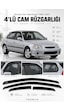 Honda Civic Sedan 1.6 İes / 1.4 İs Mügen 1998 Cam Rüzgarlığı 4'lü