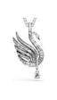 5723411 Swan Vienna Pendant And Brooch, Swan, White, Ruthenium Plated Çok Renkli 5723411 Swan Vienna Pendant And Brooch, Swan, White, Ruthenium Plated Çok Renkli