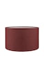 Bordo Abajur Başlığı Çap 35 Cm Kumaş Silindir A849 Bordo