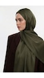 Koyu Haki Mizalle & Yaqa Özel Saten Dokulu Haki Şal Koyu Haki Koyu Haki Mizalle & Yaqa Özel Saten Dokulu Haki Şal Koyu Haki