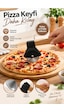 Porsima 1566-1 Ahşap Saplı Hamur Börek Kesme Bıçağı Pizza Kesici Dilimleyici Rulet Ahşap - Siyah Porsima 1566-1 Ahşap Saplı Hamur Börek Kesme Bıçağı Pizza Kesici Dilimleyici Rulet Ahşap - Siyah
