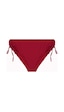 İpli Ayarlanabilir Bikini Alt Kırmızı
